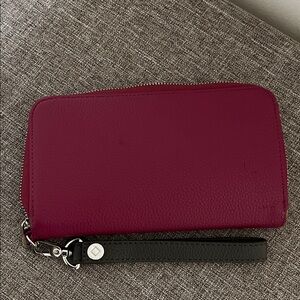31 Jewel -Burgundy Wallet with Black Strap